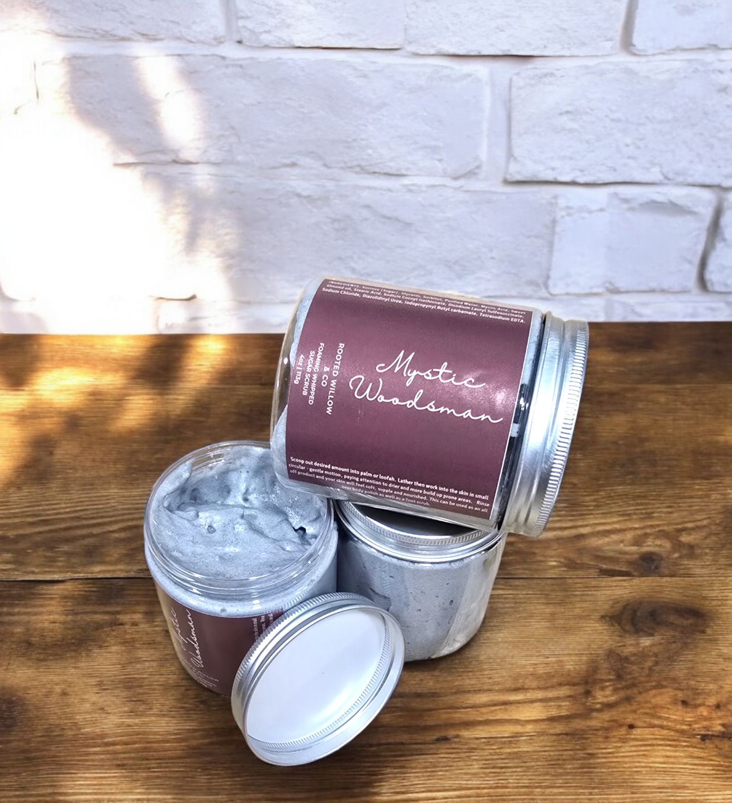 Mystic Woodsman Foaming Sugar Scrub