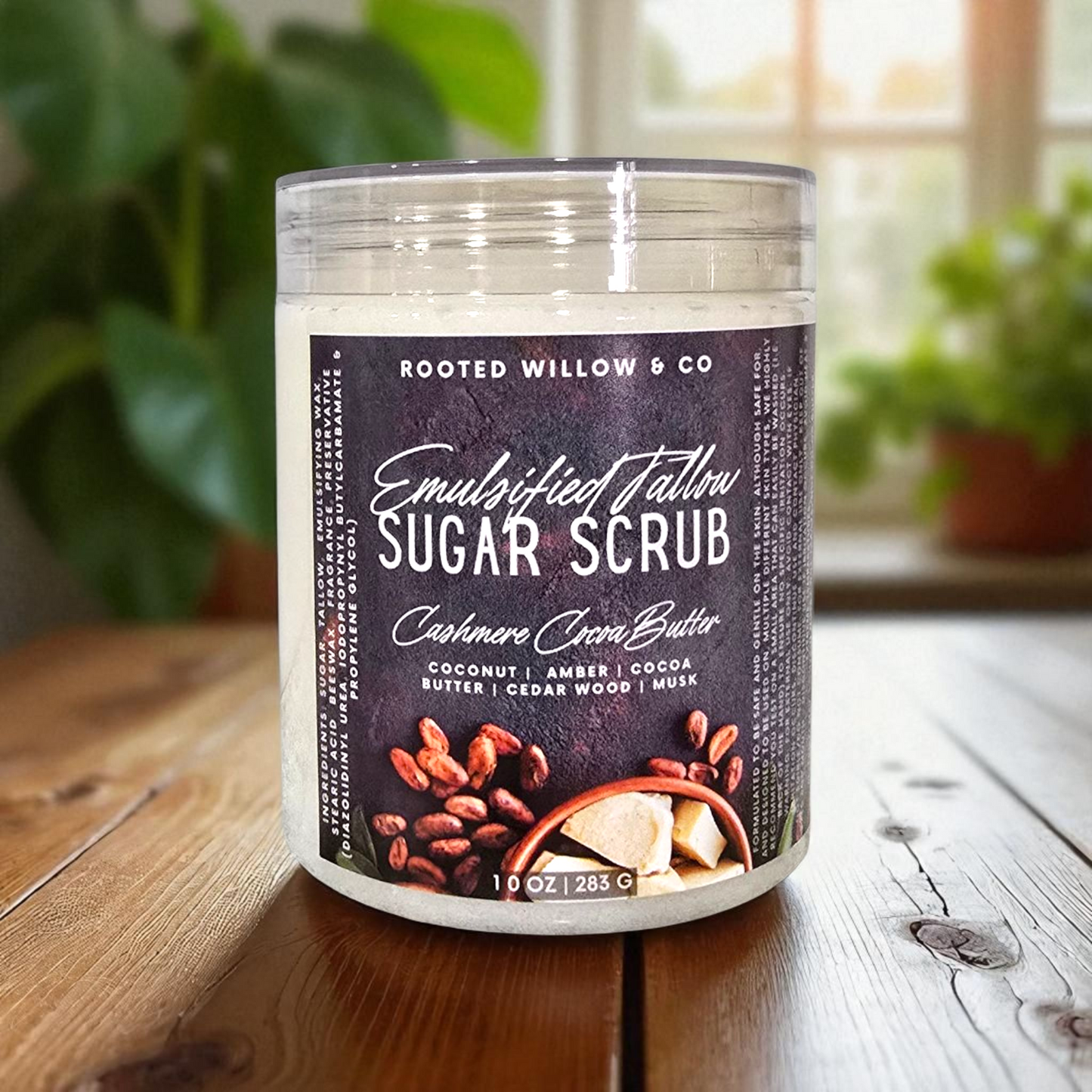 Emulsified Tallow Sugar Scrub