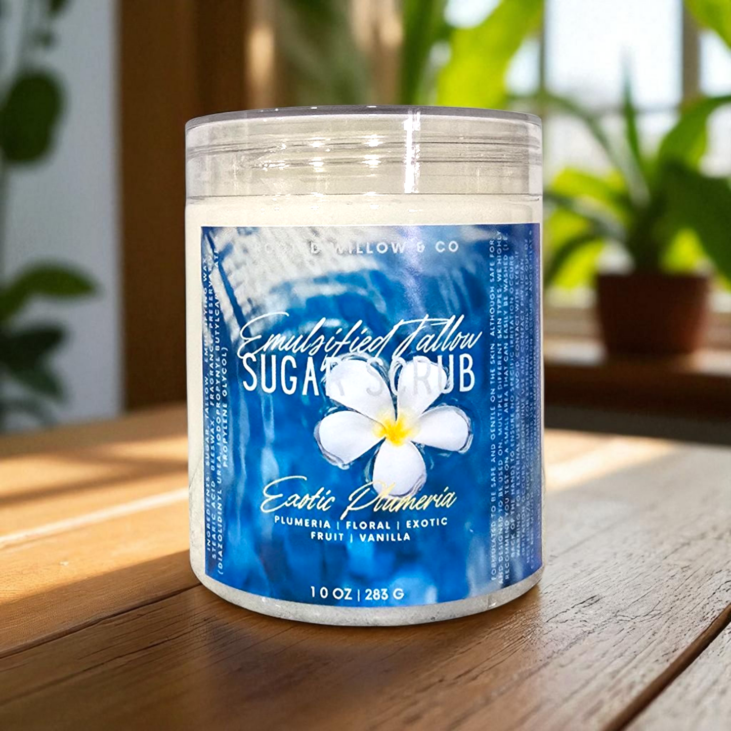 Emulsified Tallow Sugar Scrub