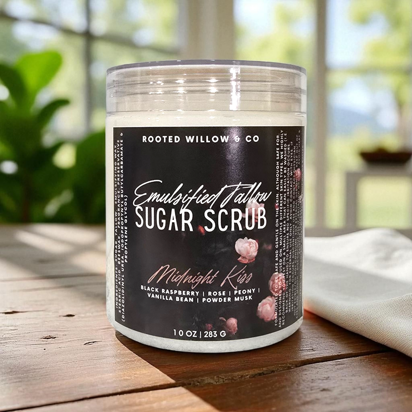 Emulsified Tallow Sugar Scrub