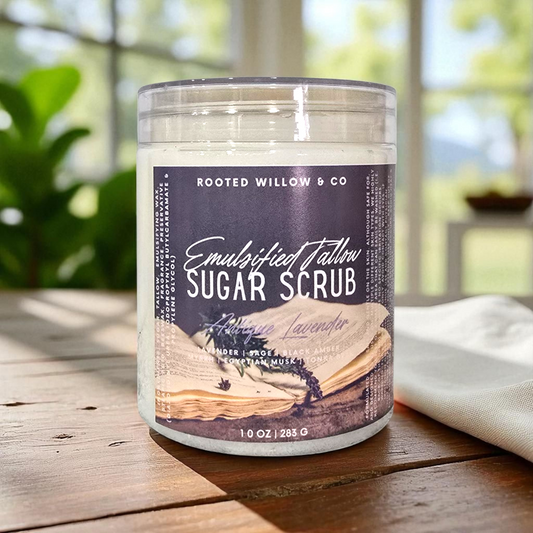 Emulsified Tallow Sugar Scrub