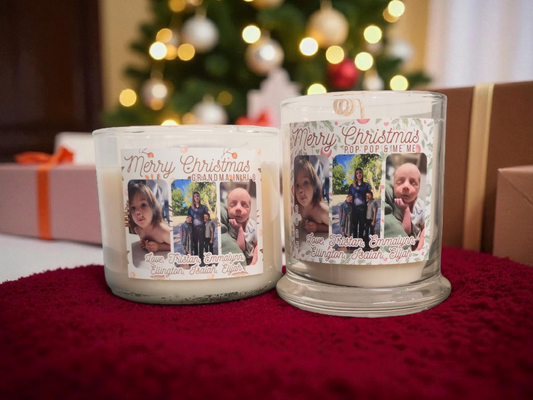 Custom Photo Candle Preorder – Personalized Gift Boxed Candle (8oz or 14oz)