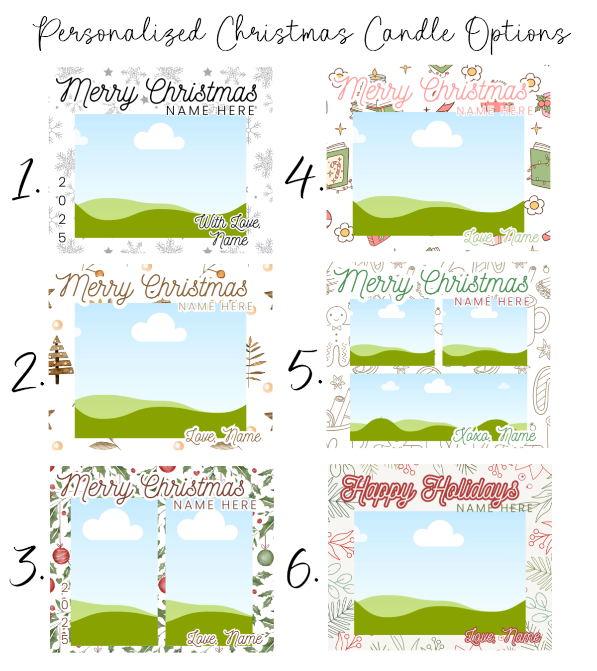 Custom Photo Candle Preorder – Personalized Gift Boxed Candle (8oz or 14oz)