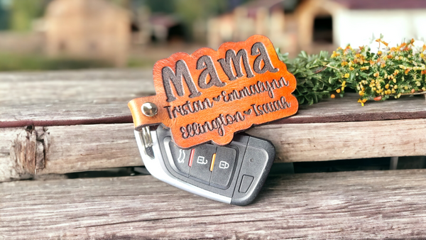 Mother, mom, mama keychain-Personalized-Engraved