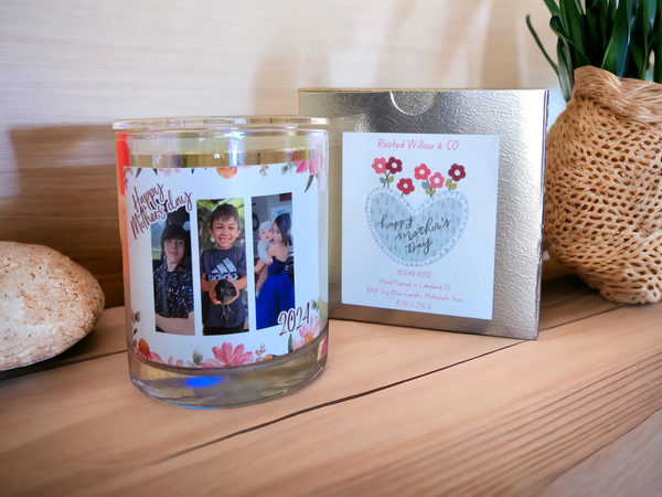 Personalized Mothers Day Candle