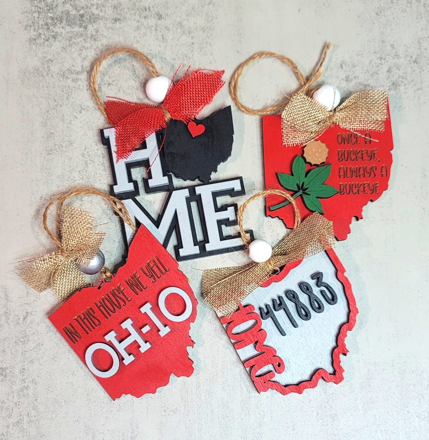Ohio state Christmas Ornament